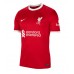 Lacne Muži Futbalové dres Liverpool Mohamed Salah #11 2023-24 Krátky Rukáv - Domáci